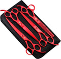Purple Dragon Professional 7.0 in Pet Grooming Scissors Kit