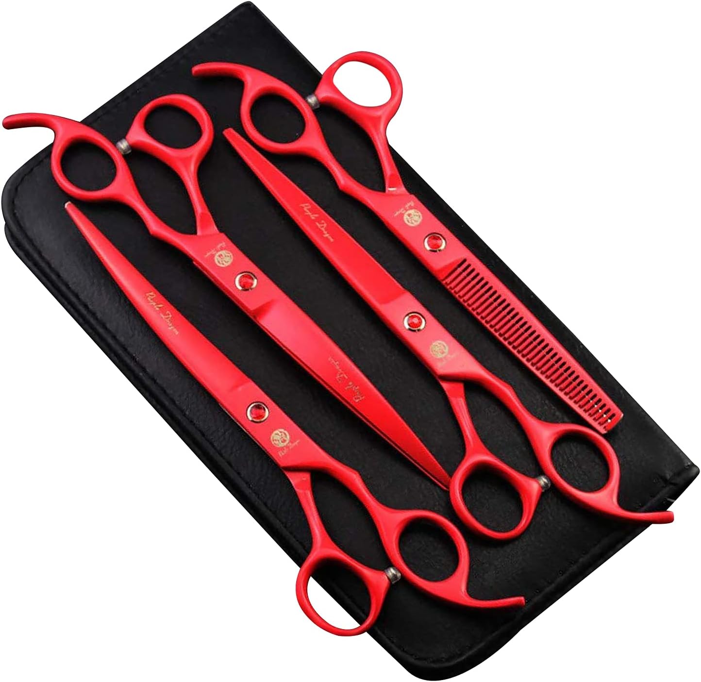 Professional 7.0 inch Pet Grooming Scissors Kit for Dogs