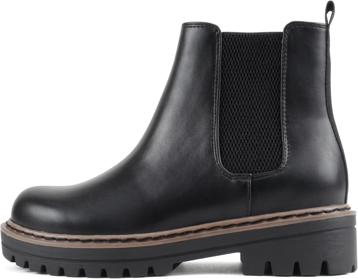 Soda Pilot Women Lug Sole Low Heel Chelsea Ankle Bootie Review