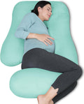 Pregnancy Pillow for Women U Shaped Full Body 57 in - Turquoise
