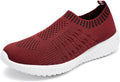 konhill Women's Lightweight Walking Shoes Breathable Slip (Style 3NNF)