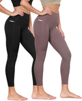 Buttery Soft Lounge Yoga Leggings with Pockets - High Waist Comfort
