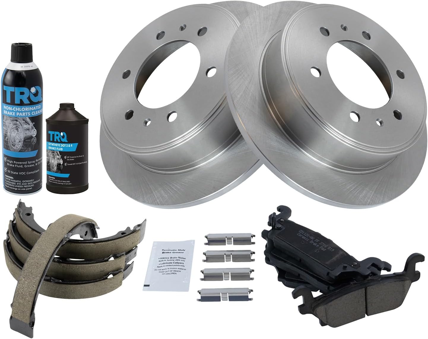 Complete Rear Brake Pad & Rotor Kit for Hummer H3 & H3T