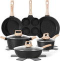 13 Pcs Nonstick Cookware Set for Healthy Cooking and Easy Cleanup