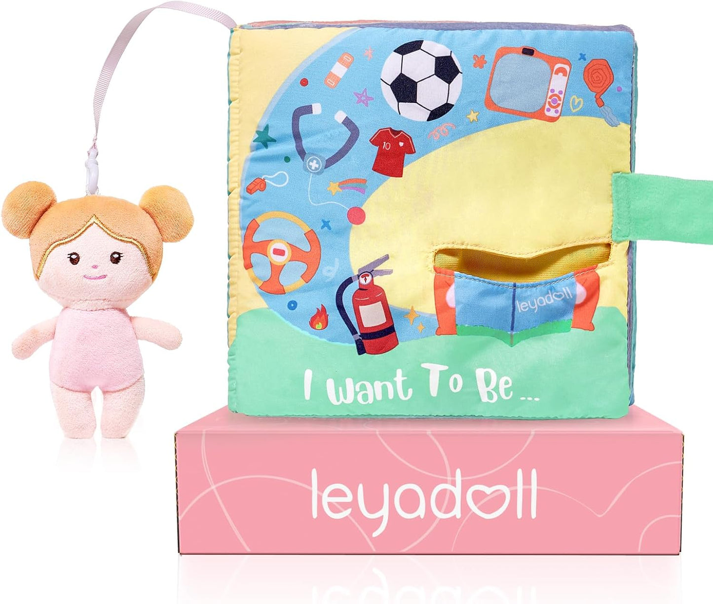 Interactive Sensory Soft Cloth Book for Babies and Toddlers