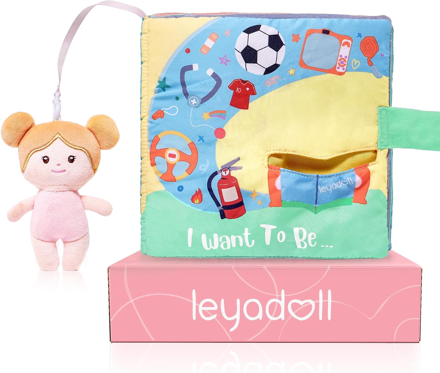 Interactive Sensory Soft Cloth Book for Babies and Toddlers