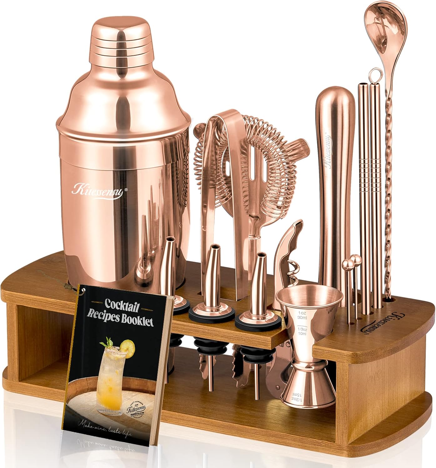 KITESSENSU Cocktail Shaker Set - Essential Bartender Kit