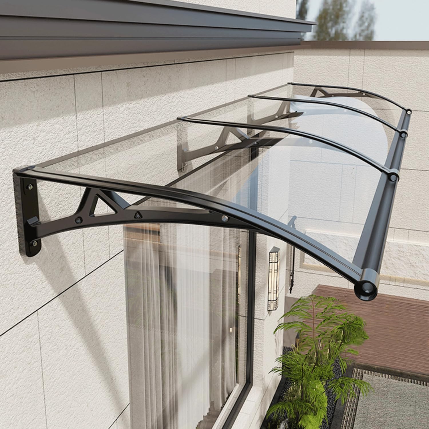 Durable Awning for Door Entrance with UV and Rain Protection