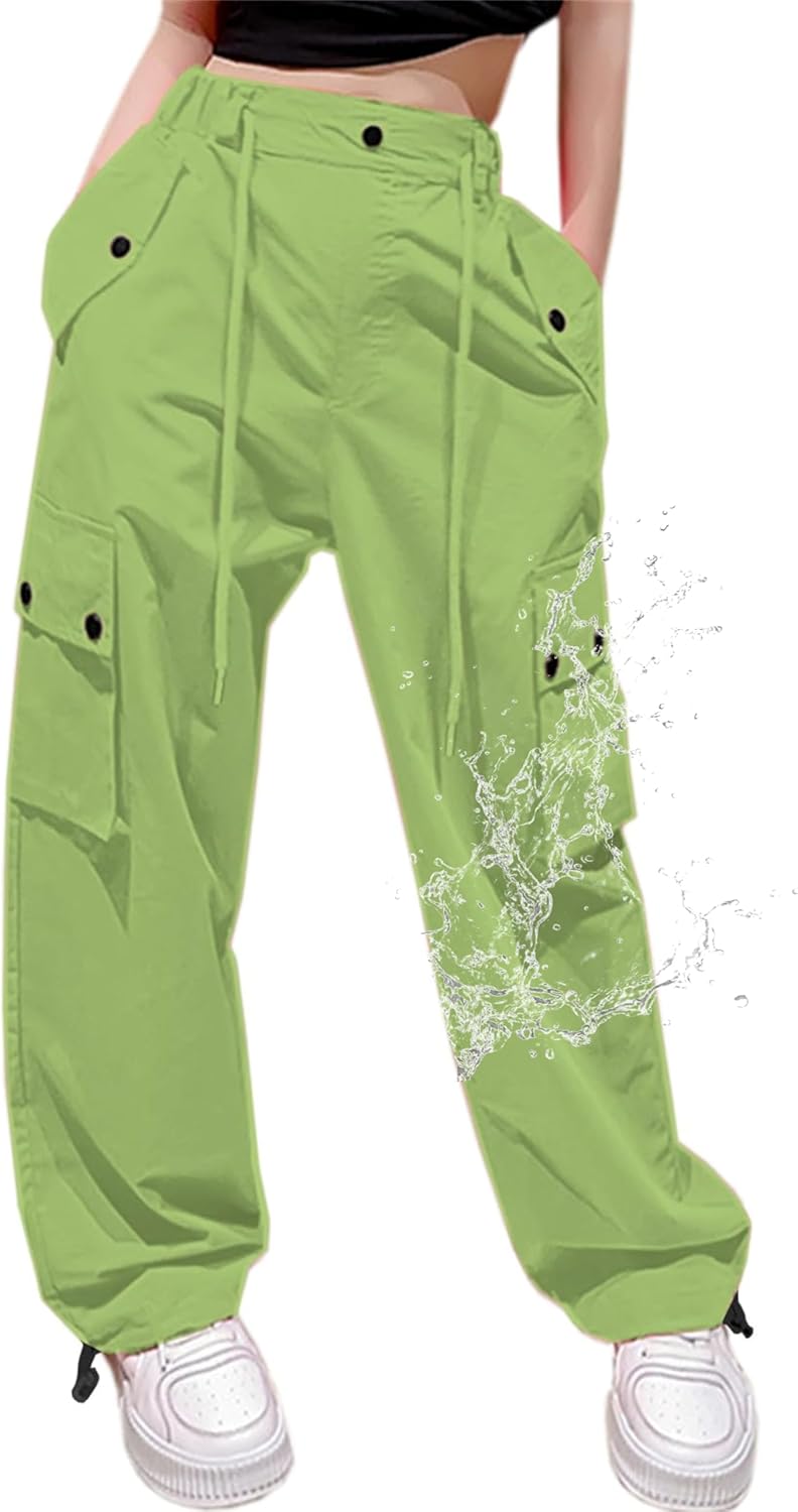 Cromoncent Cargo Pants for Girls & Women - Y2K Parachute Style