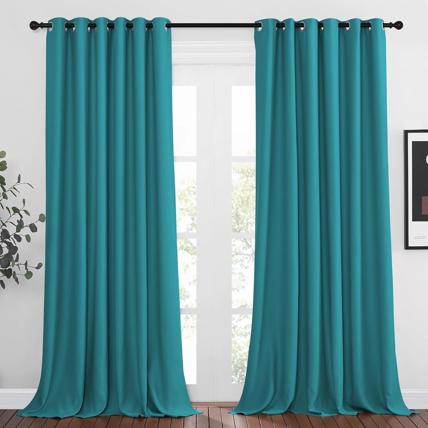 NICETOWN Blackout Curtain Panels for Energy Saving Living Room