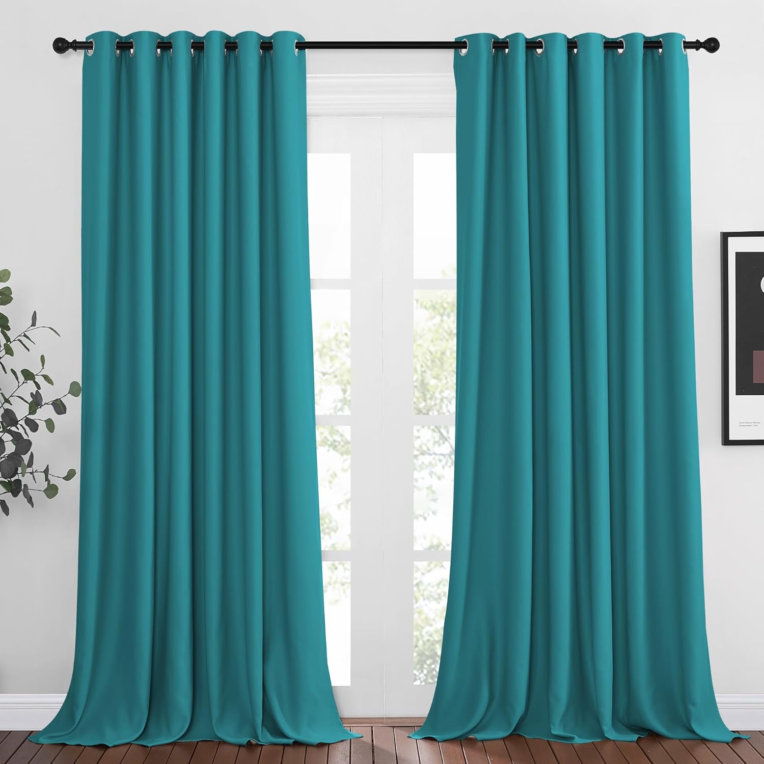 NICETOWN Blackout Curtain Panels for Energy Saving Living Room