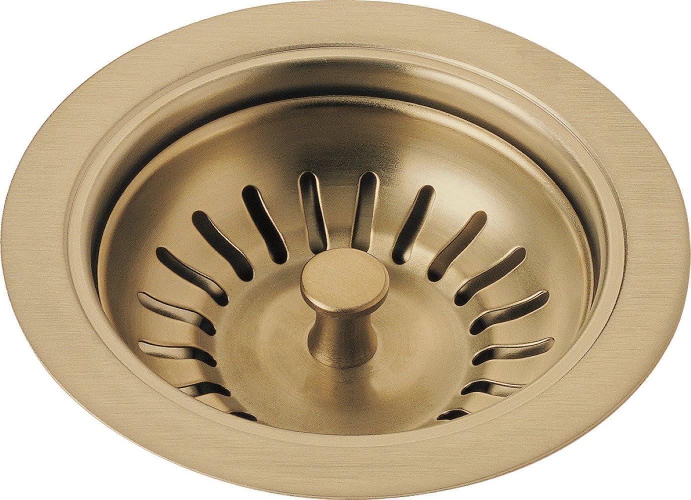 Delta Faucet Flange and Strainer for Kitchen Sink in Bronze