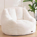 MAXYOYO Comfy Faux Fur Bean Bag - Back Support & Style!