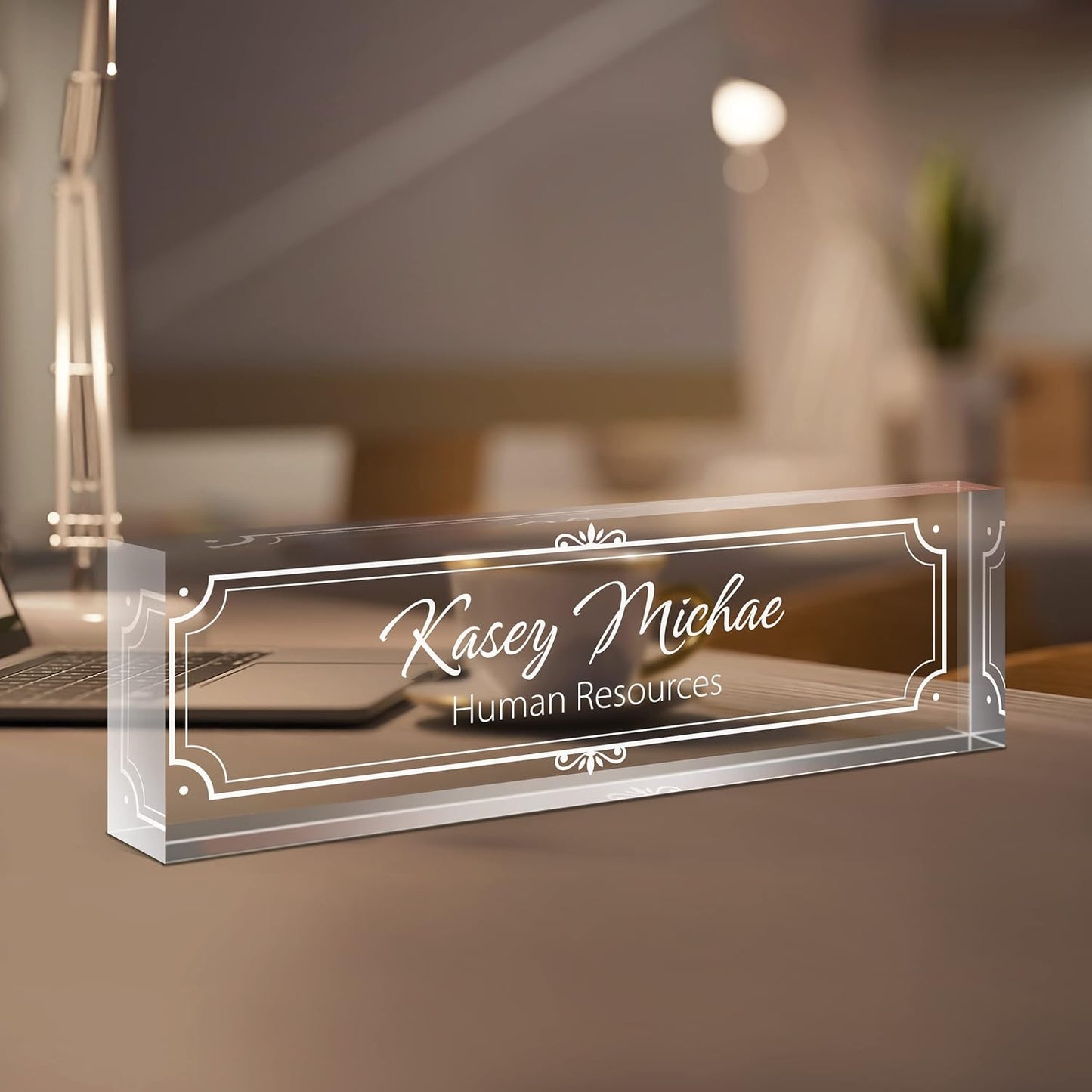 Personalized Desk Name Plates by Gowelly