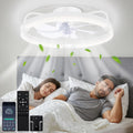 OUTON 20in Ceiling Fan with Light, Remote & App Control - Low Profile
