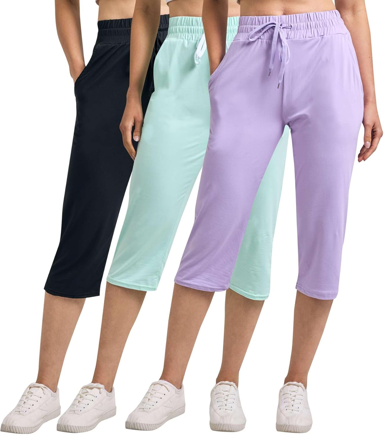 Real Essentials Women's Capri Sweatpants: Comfort Meets Style