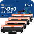 JINTUM TN760 Compatible Toner Cartridge Replacement 4-Pack - High