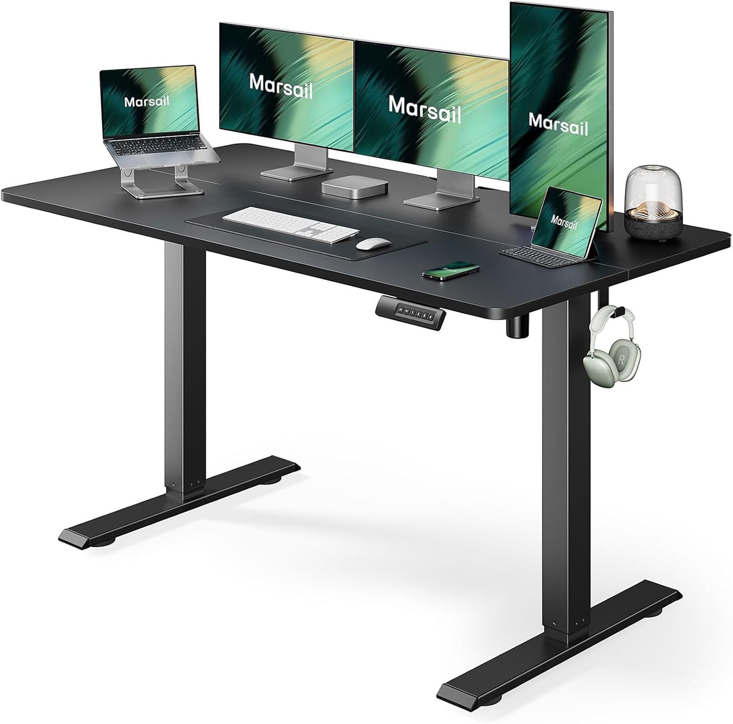 Height-Adjustable Standing Desk for Ergonomic Home Office Setup