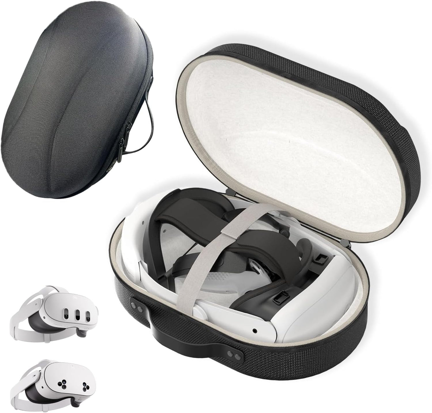 Carrying Case Hard Shell Max Protection for Meta Quest 3/3S