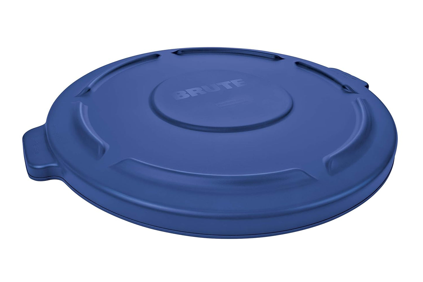 Rubbermaid BRUTE Trash Can Dome Lid, 55-Gallon, Blue for Durability