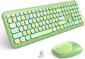 MOFii Wireless Keyboard and Mouse Combo - Cute Full Size Set