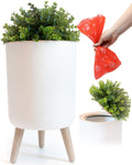 Earth & Mango Small Outdoor Trash Can with Lid - Discreet Pet Waste