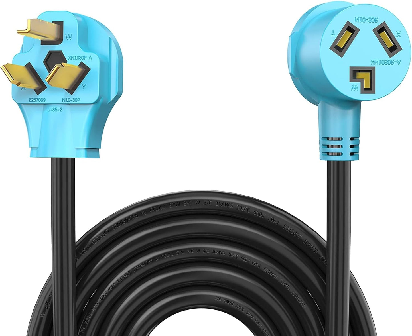 CircleCord 15FT 30 Amp Dryer/EV Extension Cord for Charging