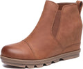 Women's Wedge Ankle Boots by Athlefit for Trendy Comfort and Style
