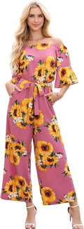 Floral Off Shoulder Wide Leg Jumpsuit - Flowy Summer Staple Love