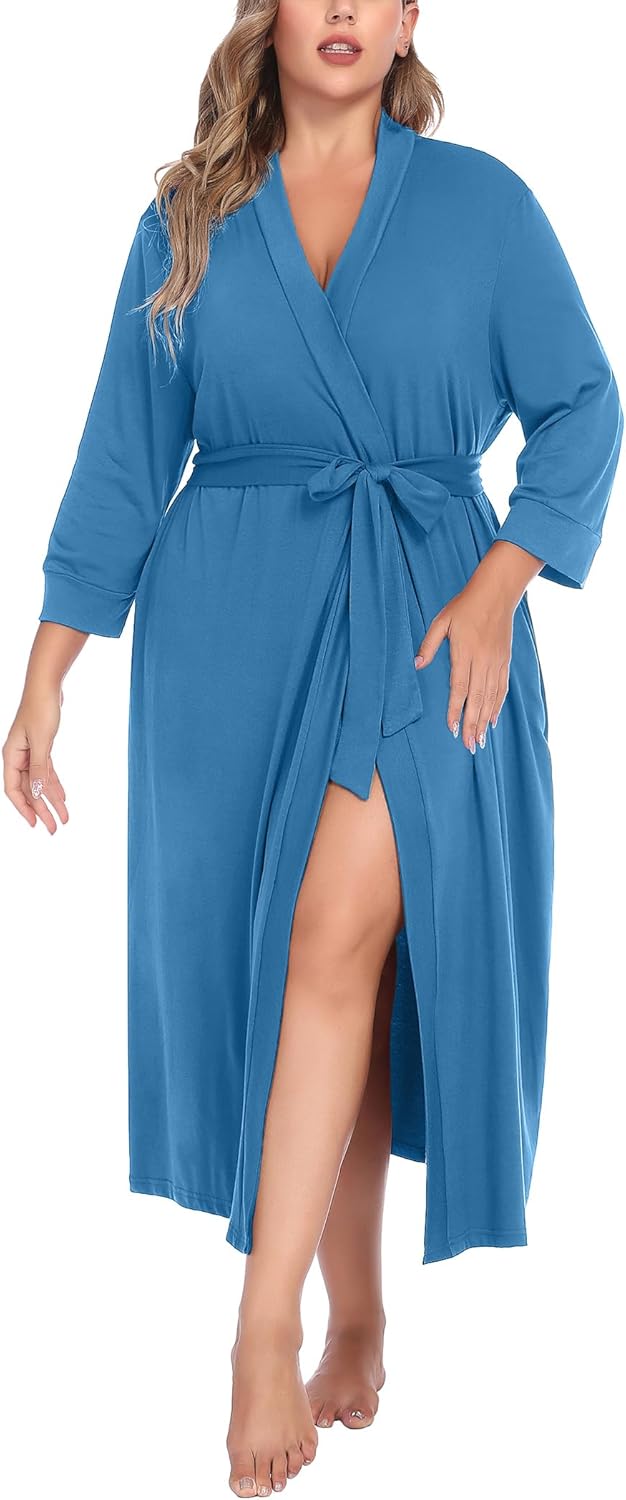 IN'VOLAND Womens Plus Size Kimono Robes for Ultimate Comfort