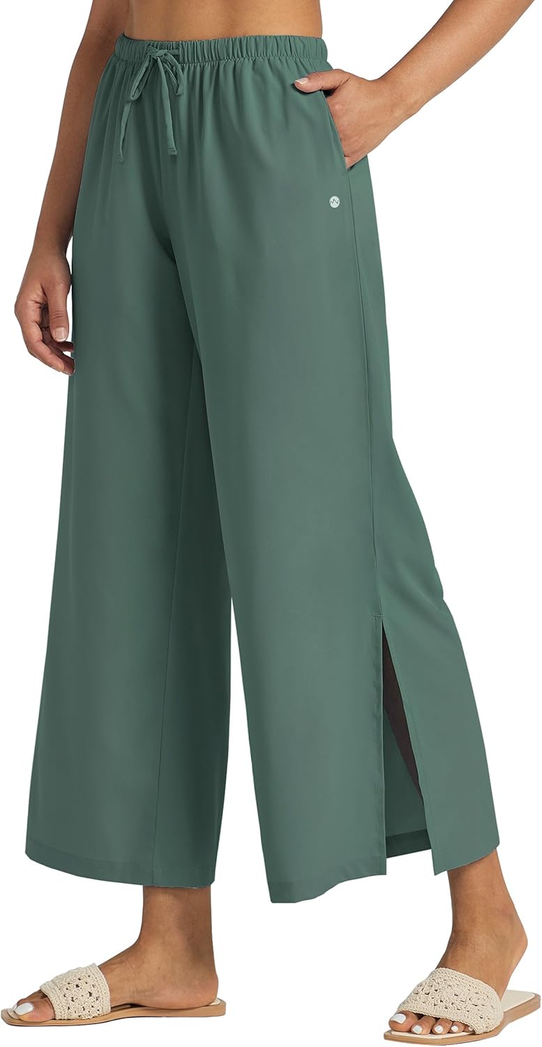 Willit Women's Wide Leg Pants for Sun Protection and Comfort