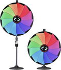 WinSpin 36 in Prize Wheel - Heavy Duty Tabletop and Floor Stand