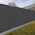 Privacy Screen Fence 6 ft x 122 ft Charcoal - Heavy Duty Outdoor Shade