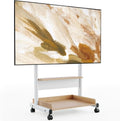 Rolling TV Stand Mount for 40 to 85 in TVs - Mobile Cart with Shelf