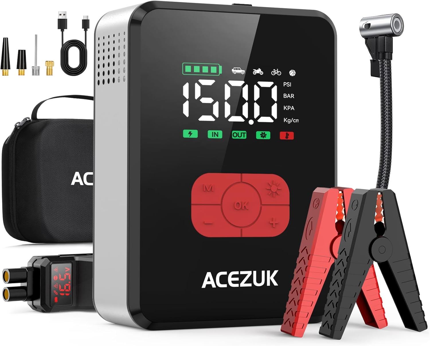 ACEZUK 7000A Jump Starter & Air Compressor