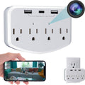 1080 HD Hidden Camera Wall Outlet Charger - Nanny Cam
