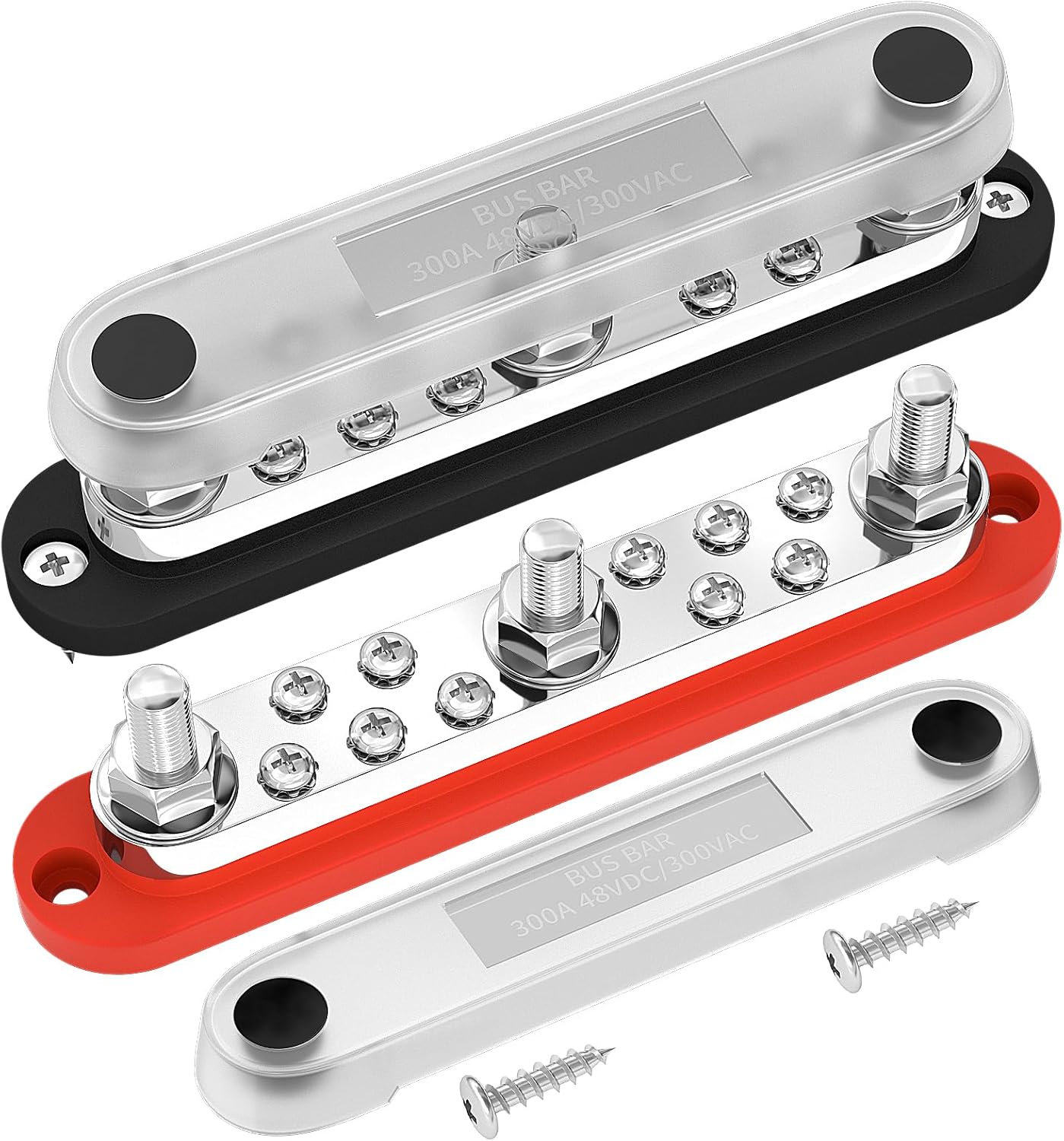 300A Copper Bus Bar Power Distribution Block for Marine & Solar