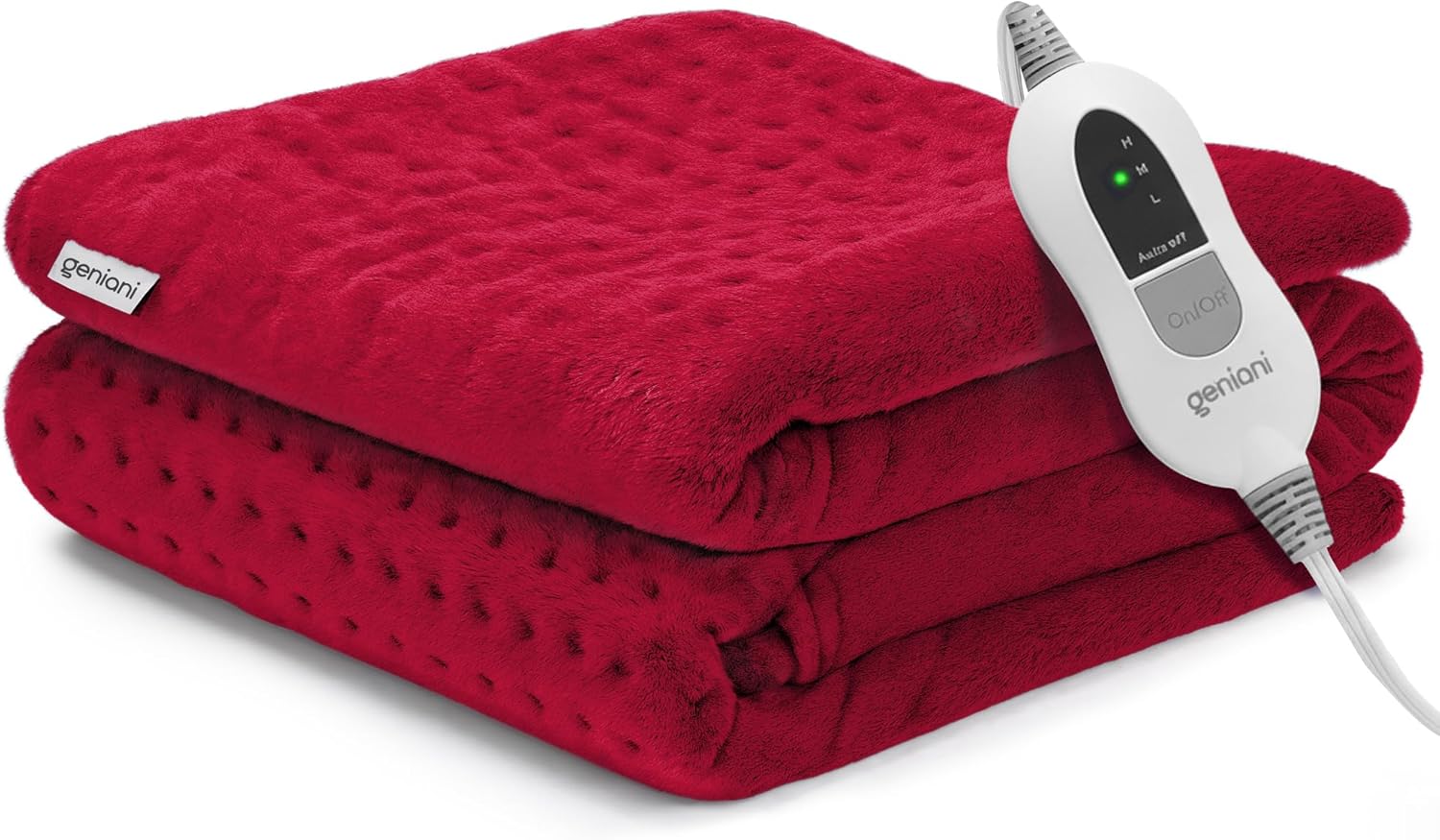 GENIANI Electric Throw - XL Heating Pad for Pain Relief and Comfort