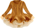 FKKFYY Long Sleeve Fall Sweaters for Girls - Cozy Knit Pullover