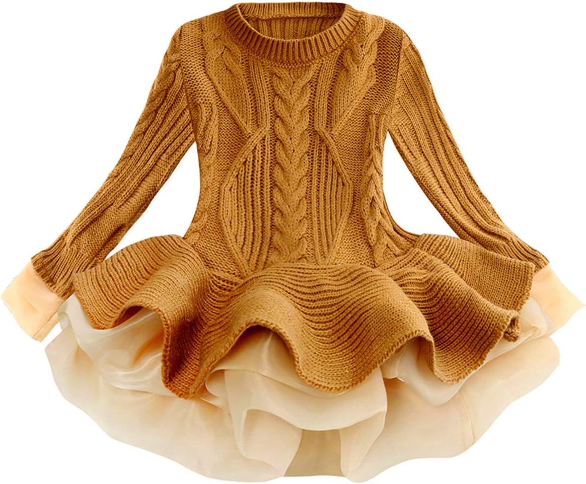 FKKFYY Long Sleeve Fall Sweaters for Girls - Stylish Comfort