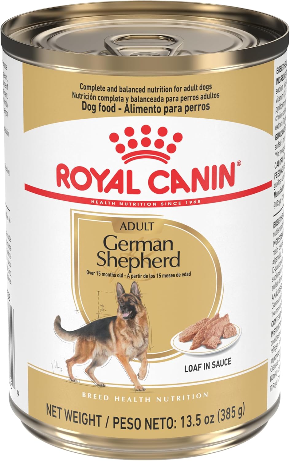 Royal Canin German Shepherd Adult Loaf in Sauce Dog Food Review