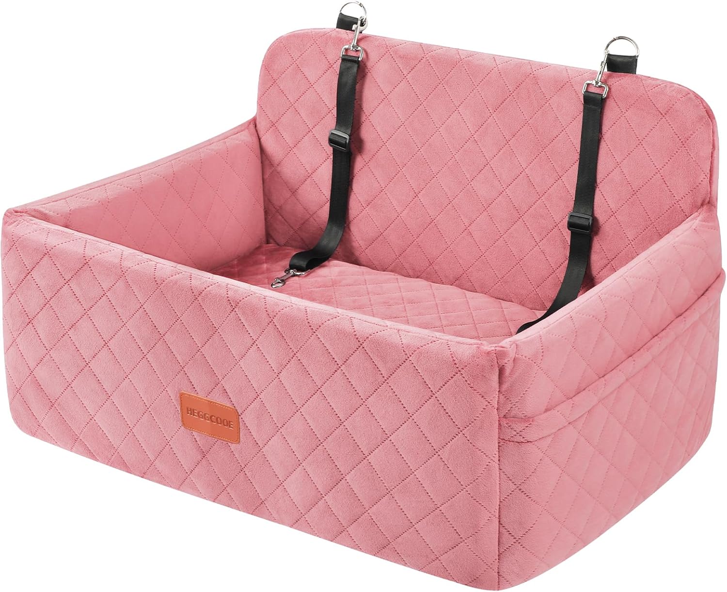 Dog Car Seat for Medium and Large Dogs with Safety Leashes