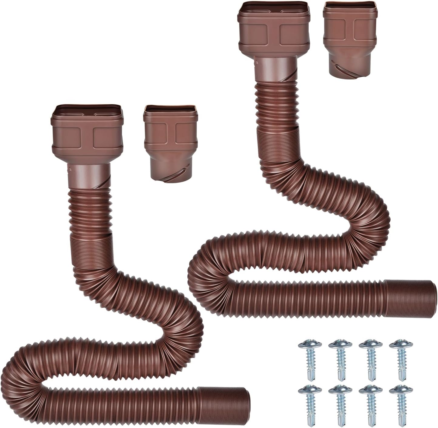 7ft Long Gutter Downspout Extensions for Flexible Drainage
