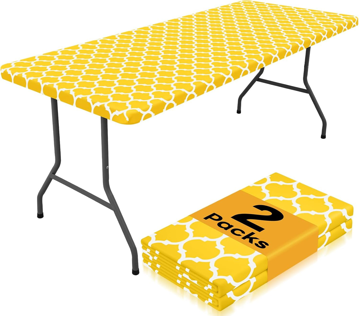 Waterproof Elastic Fitted Tablecloths for Outdoor Use