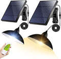 Intelamp Solar Pendant Lights for Indoor Outdoor Use - 2 Packs