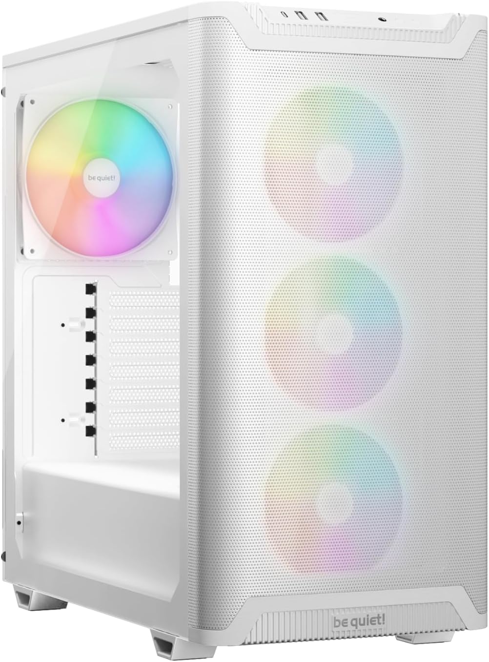 be quiet! Pure Base 501 LX White Mid-Tower Case with ARGB Fans