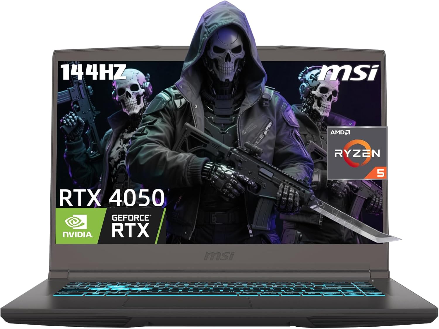 MSI Thin A15 Gaming Laptop with 15.6 FHD 144Hz Display