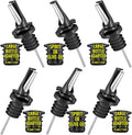 3-in-1 Liquor Pour Spout with Fruit Fly Protection - 6 Pack