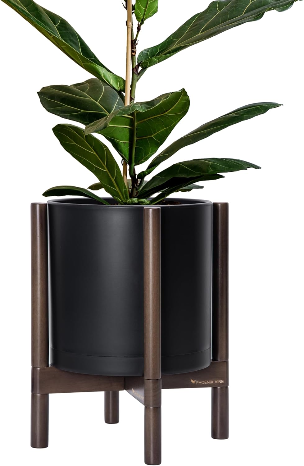 D'vine Dev Planter Pot with Stand - 12 Inch Modern Design