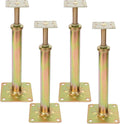 4 PCS House Jacks for Leveling - Adjustable Basement Floor Jack Post